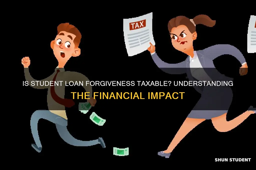 is student loan forgiveness a taxable event
