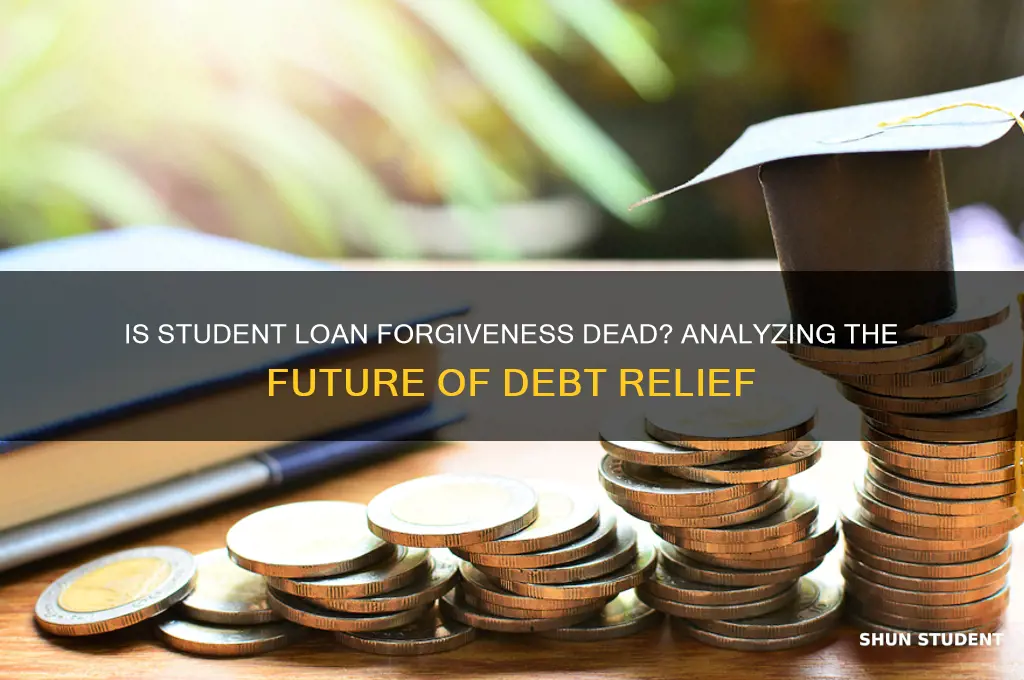 is student loan forgiveness dead