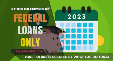 Federal Student Loan Forgiveness: Does It Exclude Private Loans?