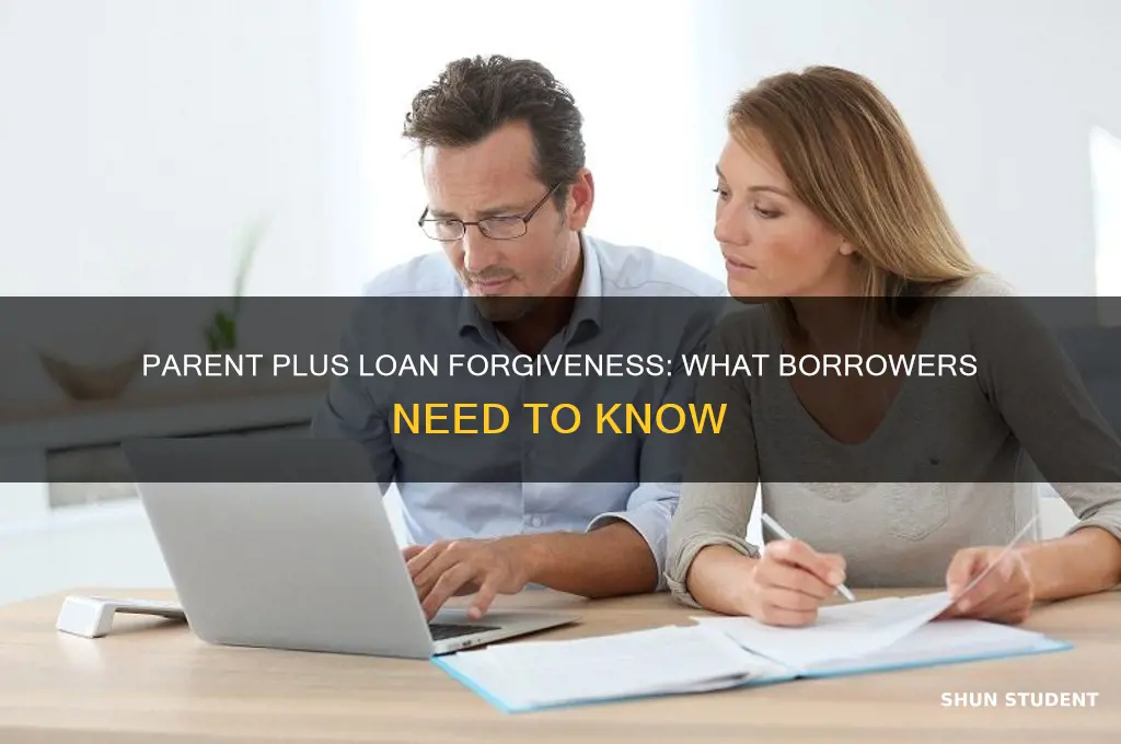 is student loan forgiveness for parent plus loans