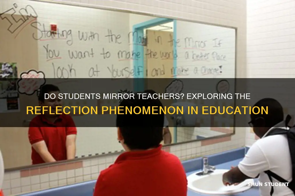is student reflection of teacher