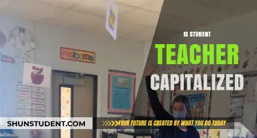 Is 'Student Teacher' Capitalized? Grammar Rules Explained Simply