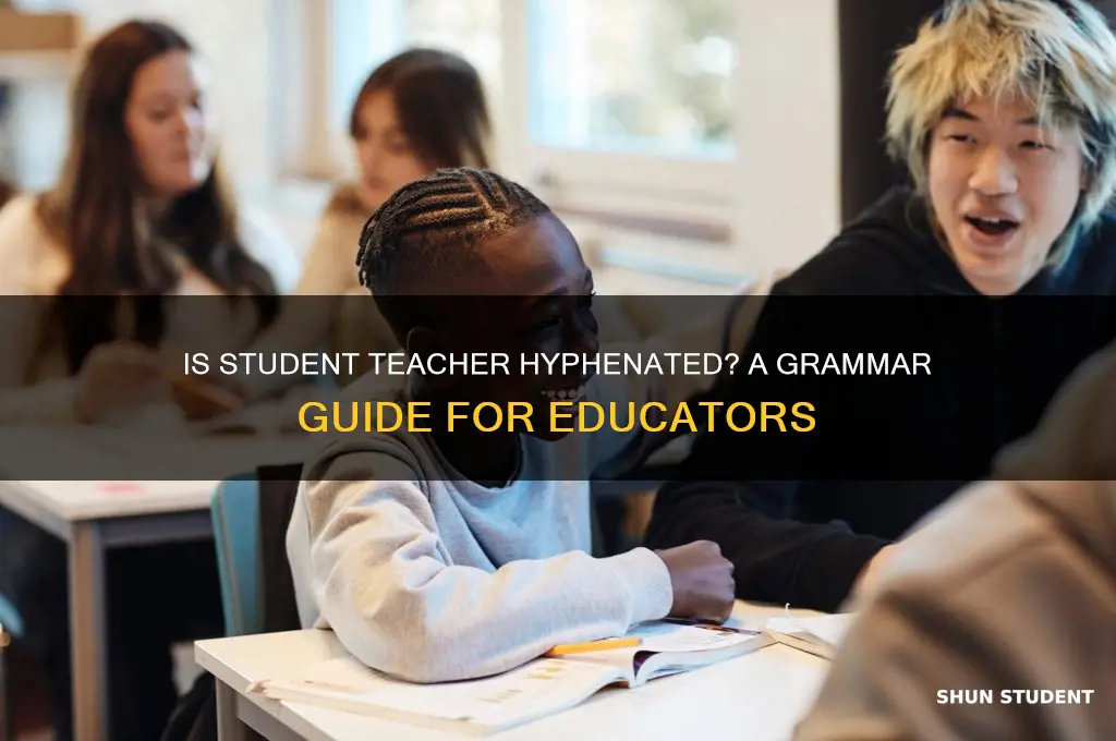 is student teacher hyphenated