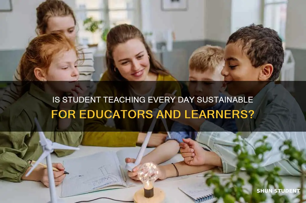 is student teaching every day