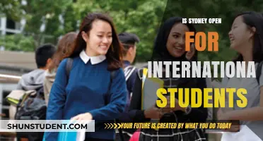 International Students: Sydney's Open Doors
