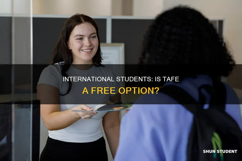 is tafe free for international students
