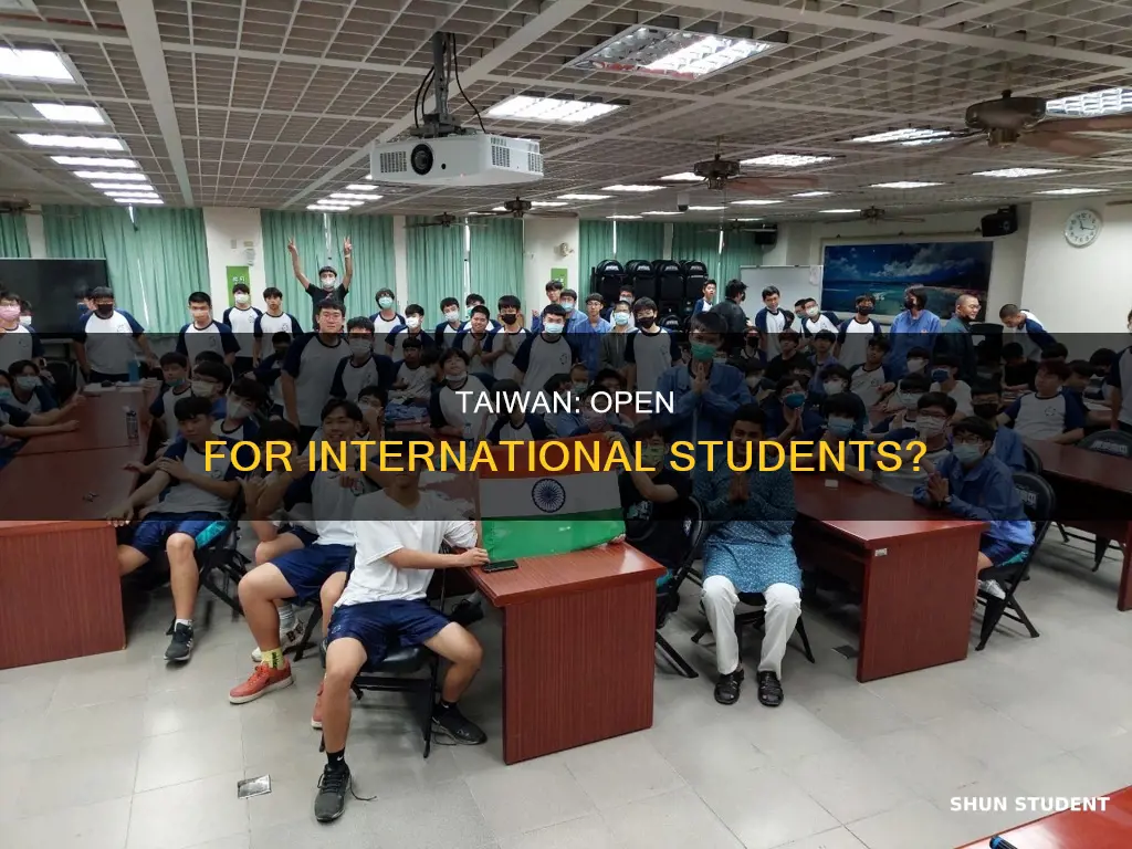 is taiwan open for international students