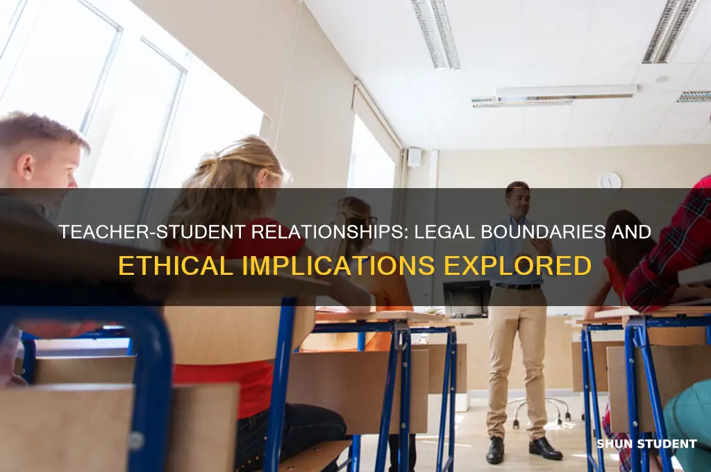 is teacher and student relationship illegal