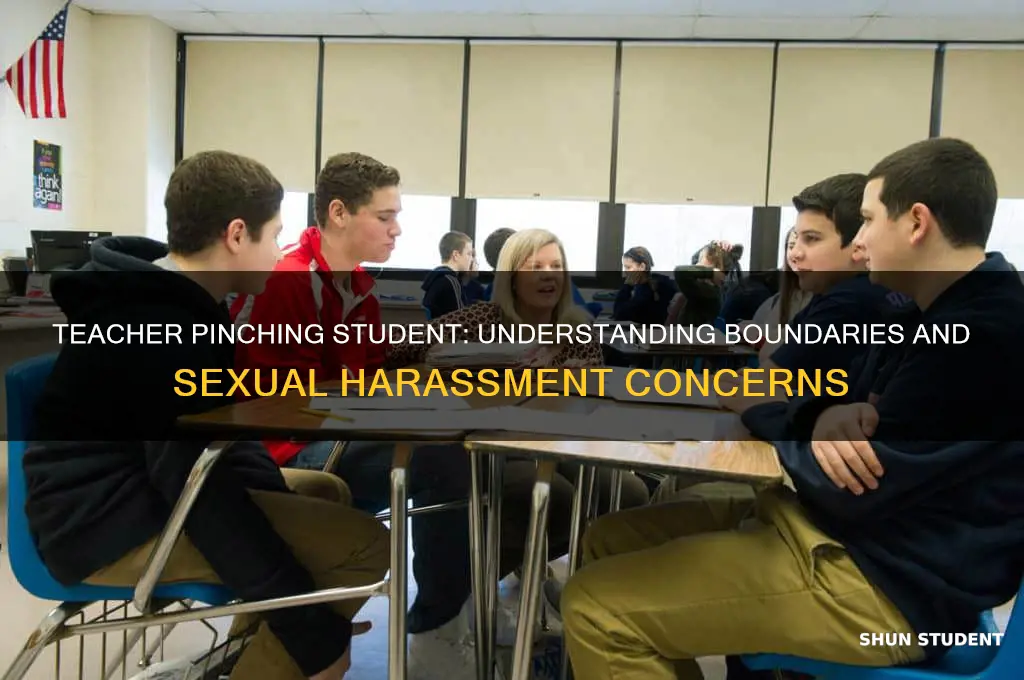 is teacher pinching student sexual
