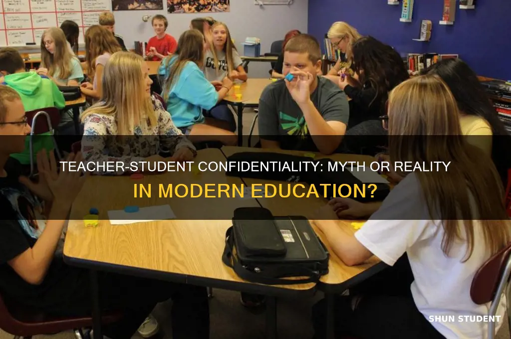 is teacher student confidentuallity real