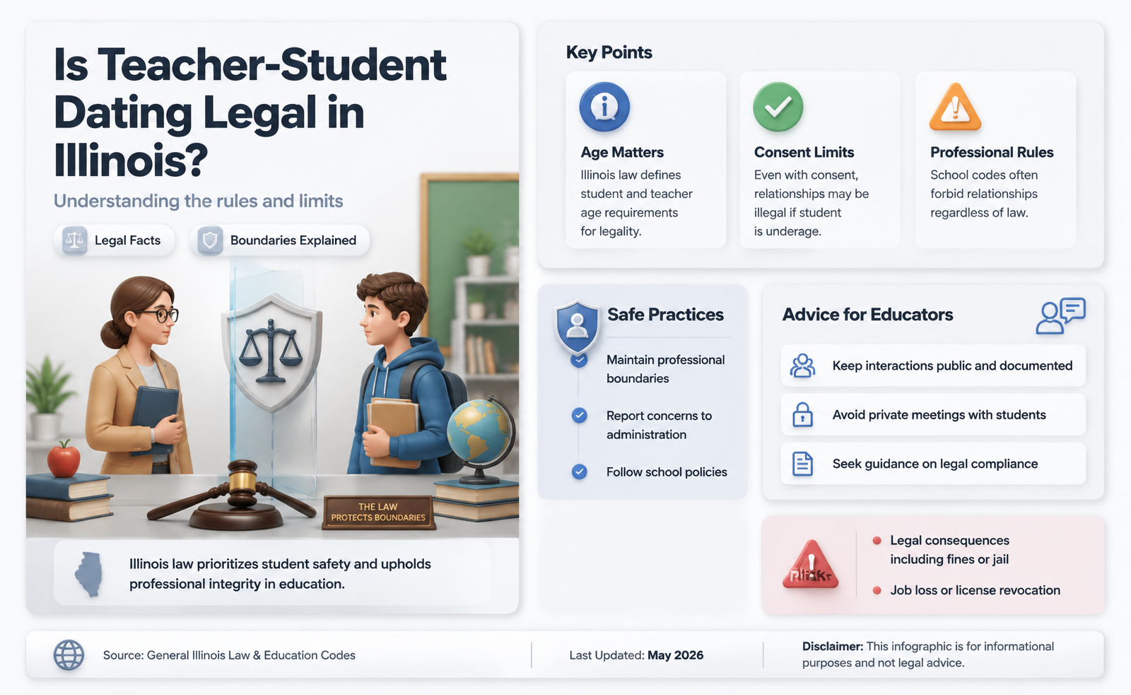 can a teacher in il date a student