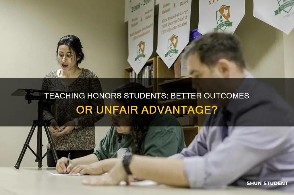 is teaching honors students bettwe