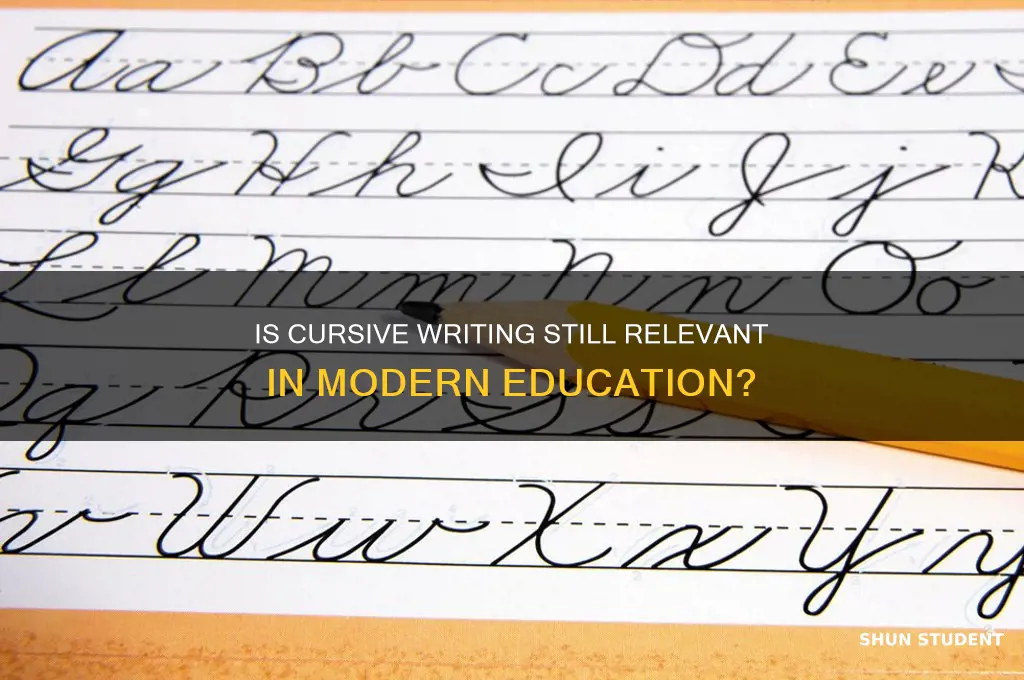is teaching students to write cursive necessary