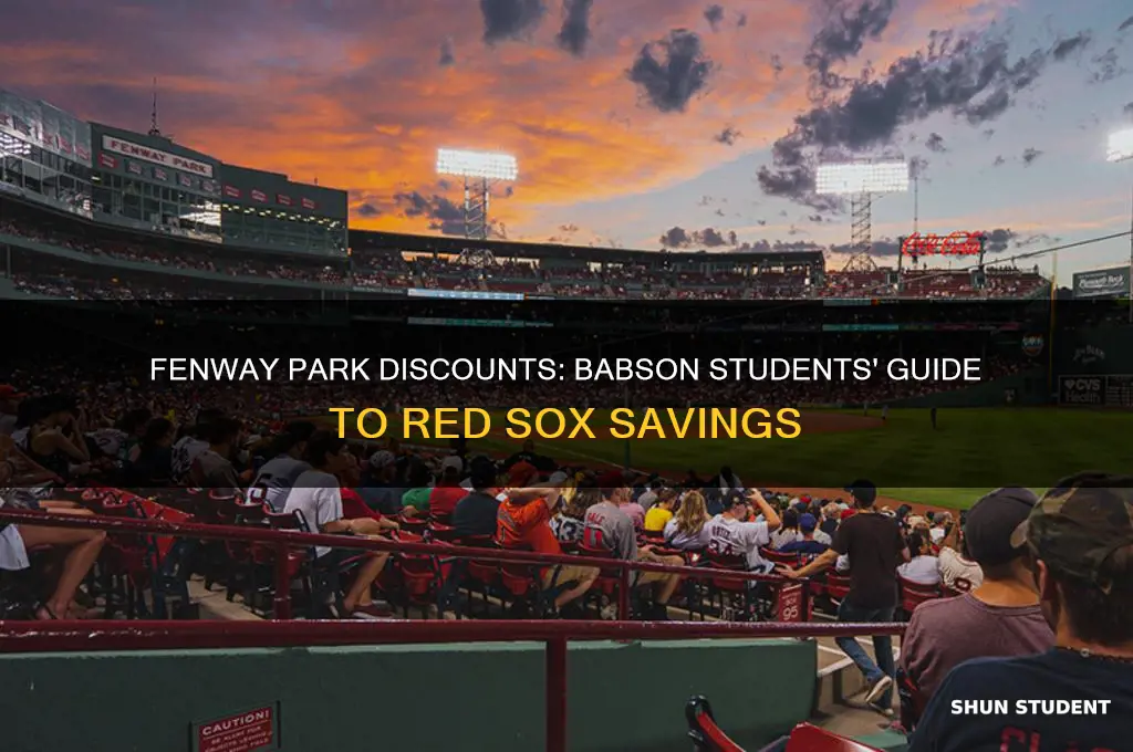 is tehre a discount for babson students for fenway games