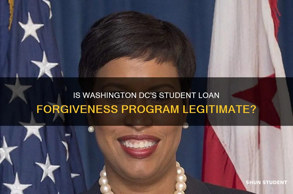 is that student loan forgiveness program in washington dc legit