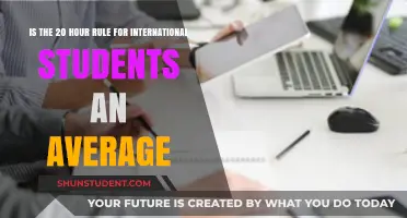 International Students: Understanding the 20-Hour Rule