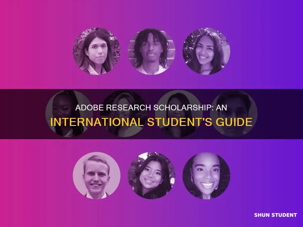 is the adobe research scholarship for international students