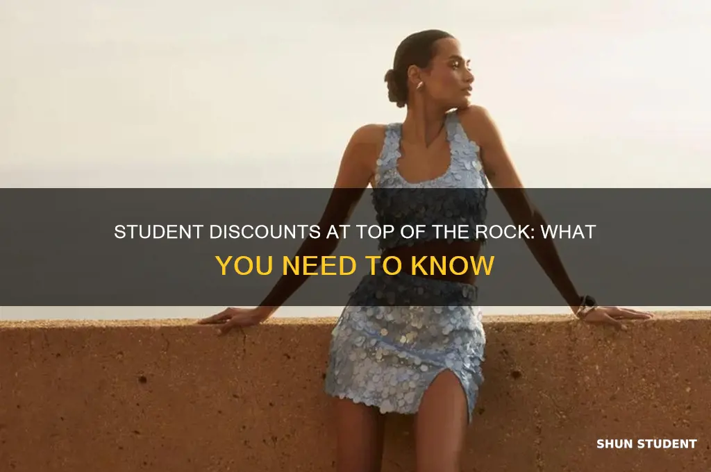 is the discount for top of rock student