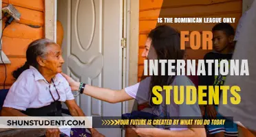 Dominican League: International Students Only?