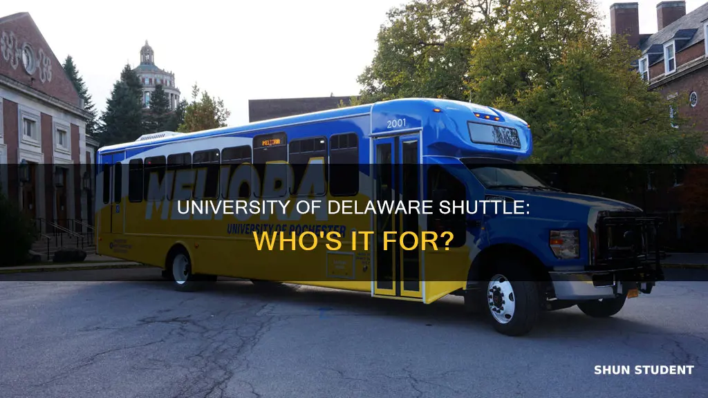 is the university of delaware shuttle bus only for students