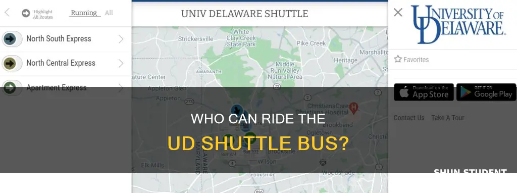 is the university of delaware shuttle bus only for students