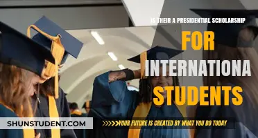 International Students: Presidential Scholarships Available?