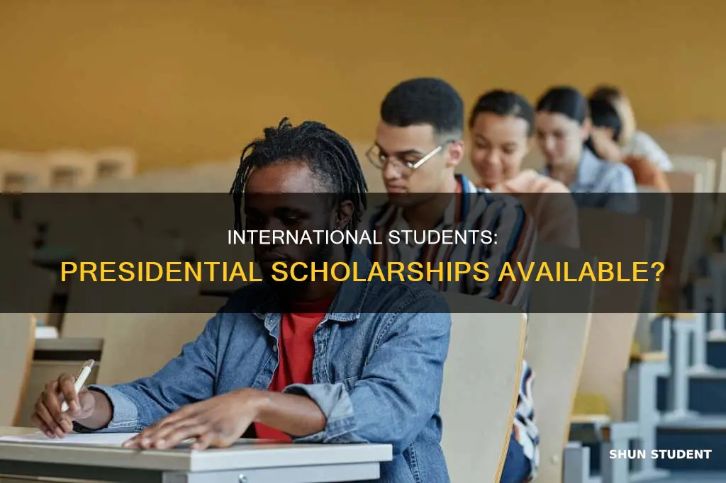 is their a presidential scholarship for international students