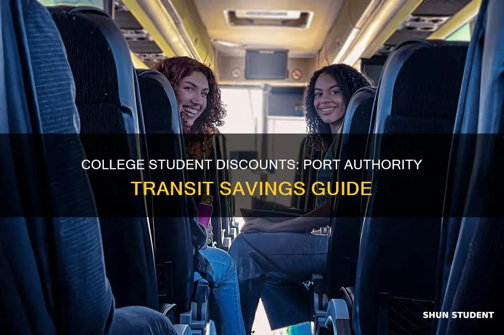 is there a discount for college students for port authority