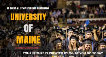 University of Maine: Graduation List and Student Achievements