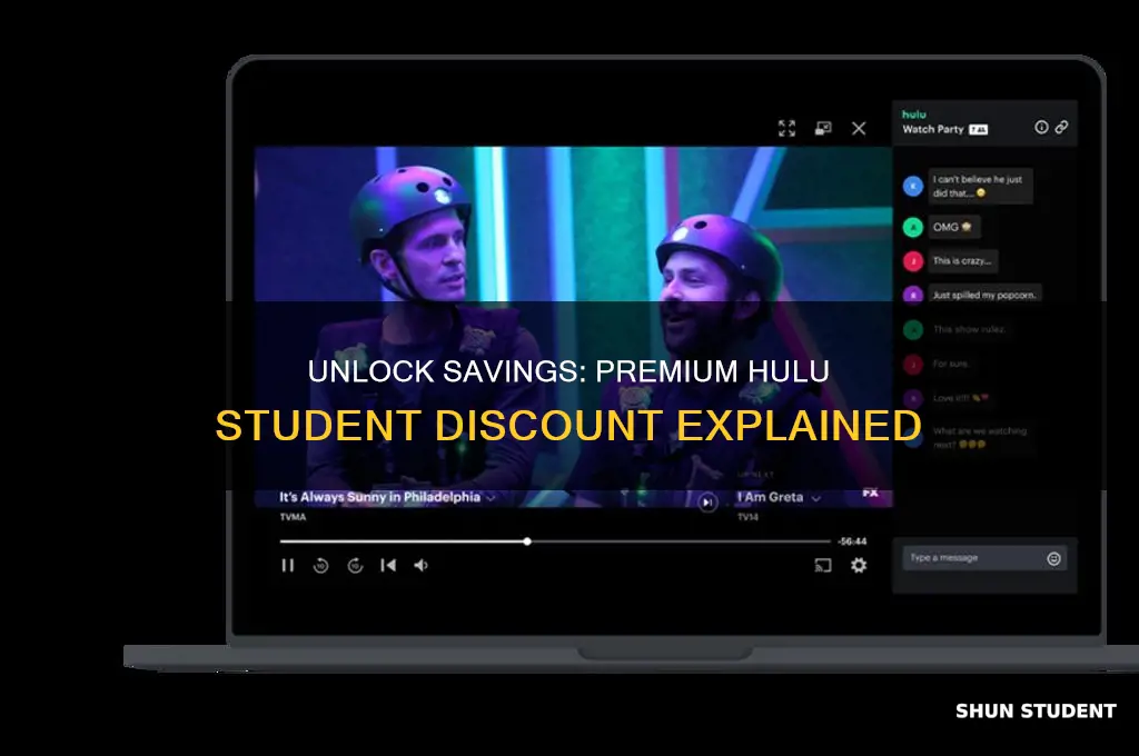 is there a premium hulu student discount