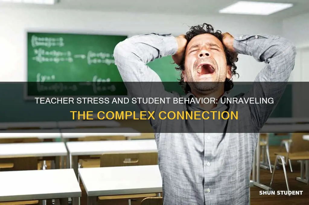 is there a relationship between teacher stress and student behavior