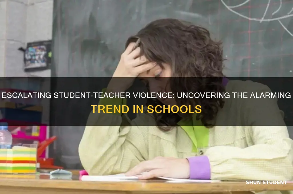 is there a rise in student teacher violence