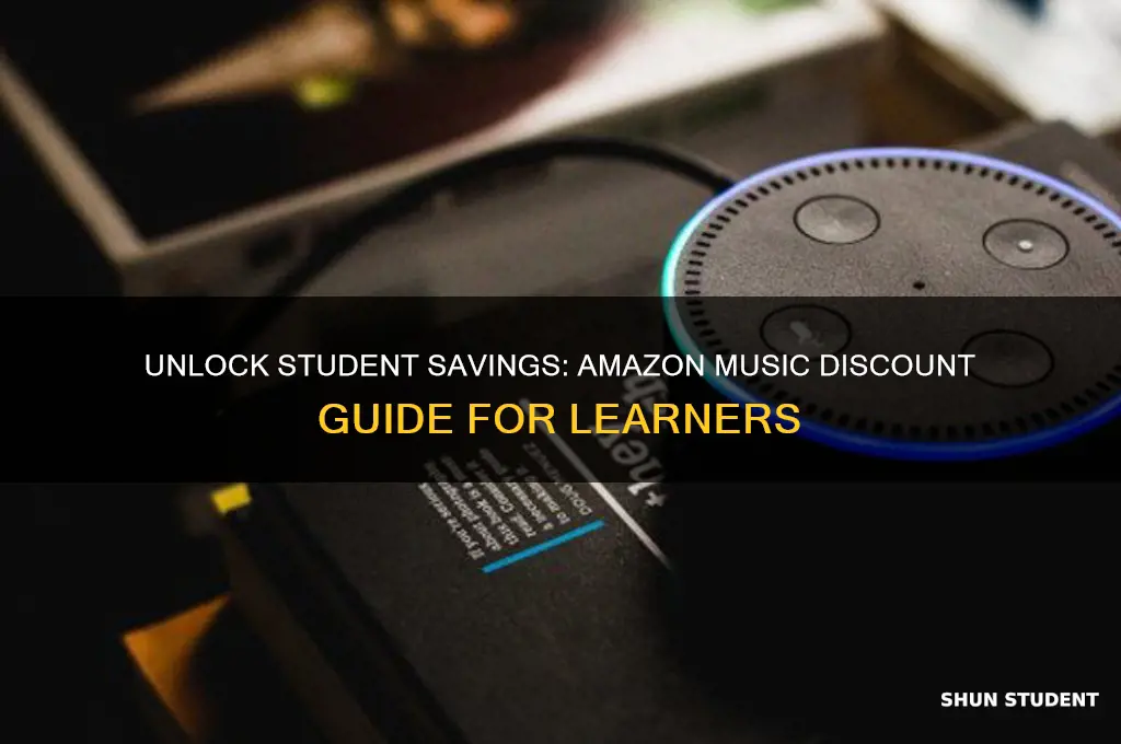 is there a student discount for amazon music
