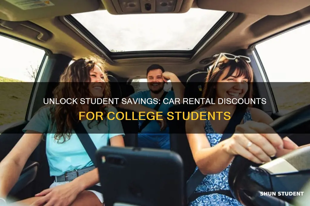 is there a student discount for car rental