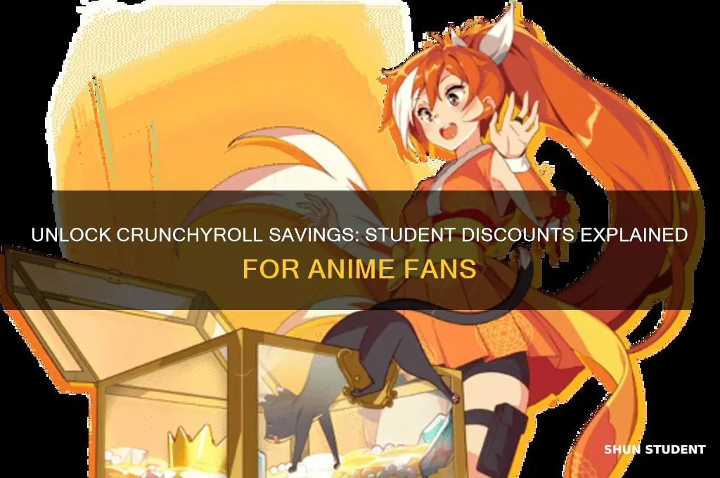 is there a student discount for crunchyroll