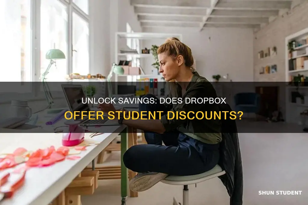 is there a student discount for dropbox
