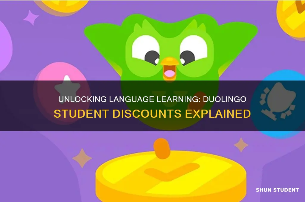 is there a student discount for duolingo