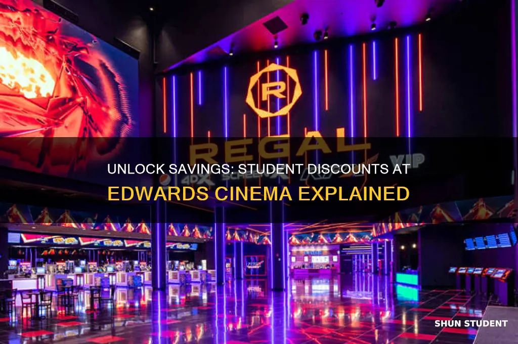 is there a student discount for edwards cinema