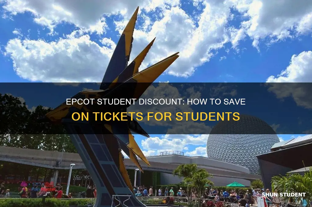 is there a student discount for epcot tickets