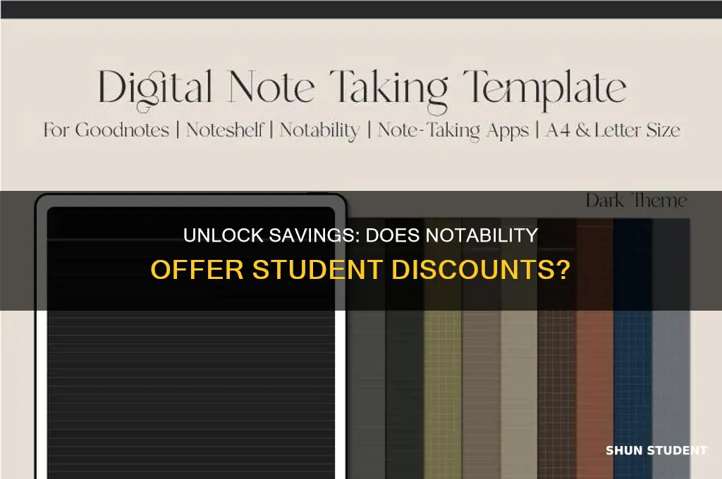 is there a student discount for notability