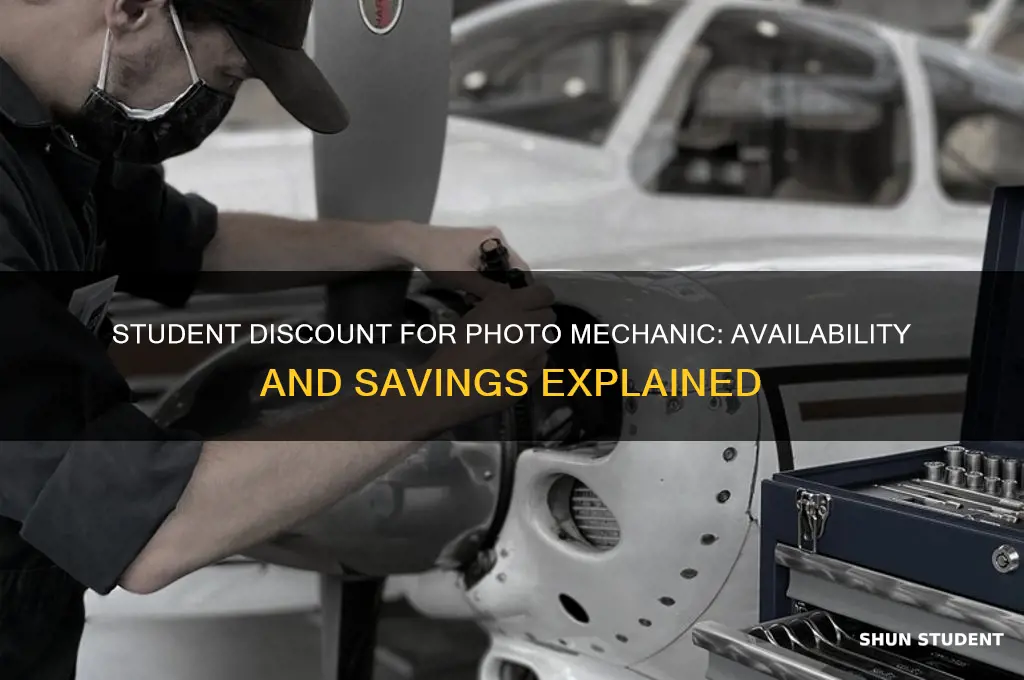 is there a student discount for photo mechanic