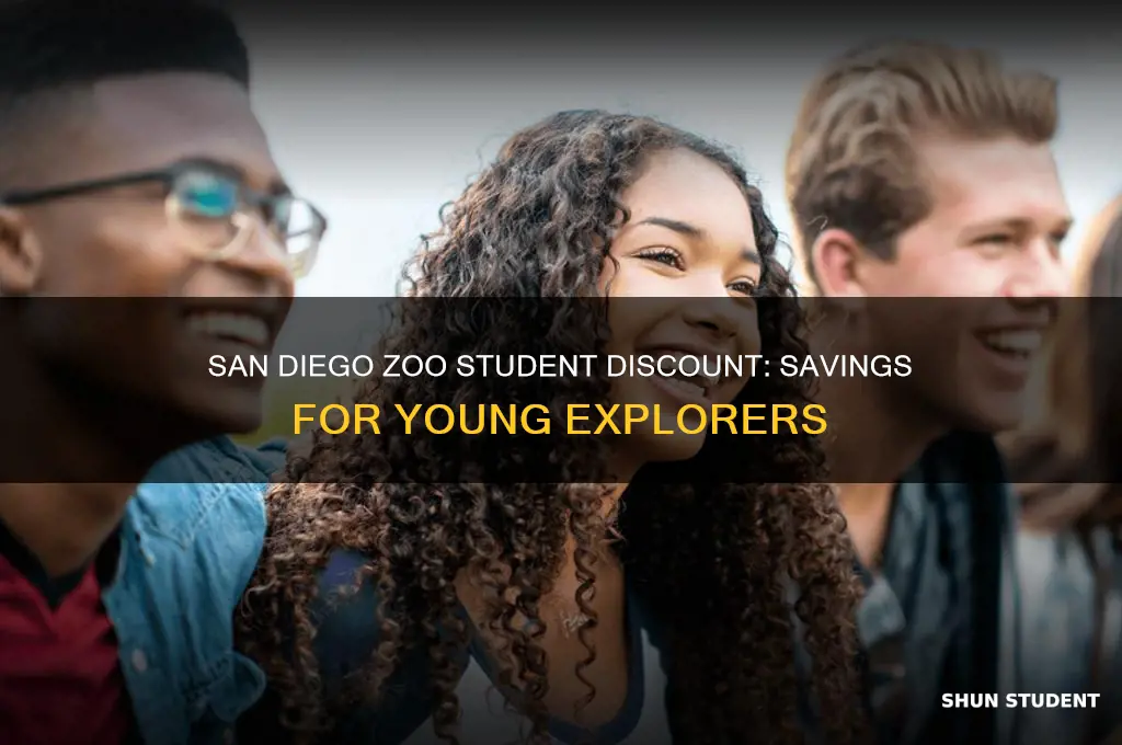 is there a student discount for the san diego zoo