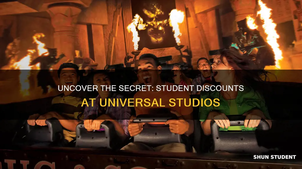 is there a student discount for universal studios