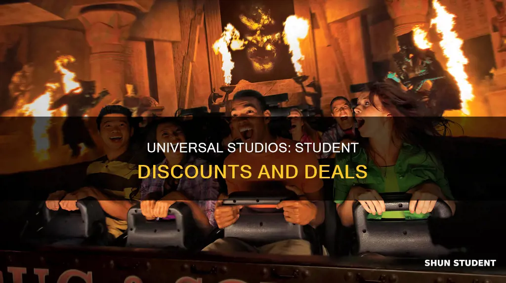 is there a student discount for universal studios
