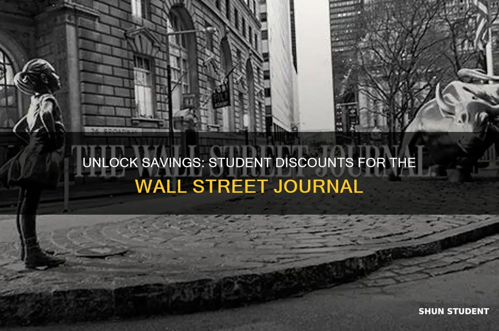 is there a student discount for wall street journal