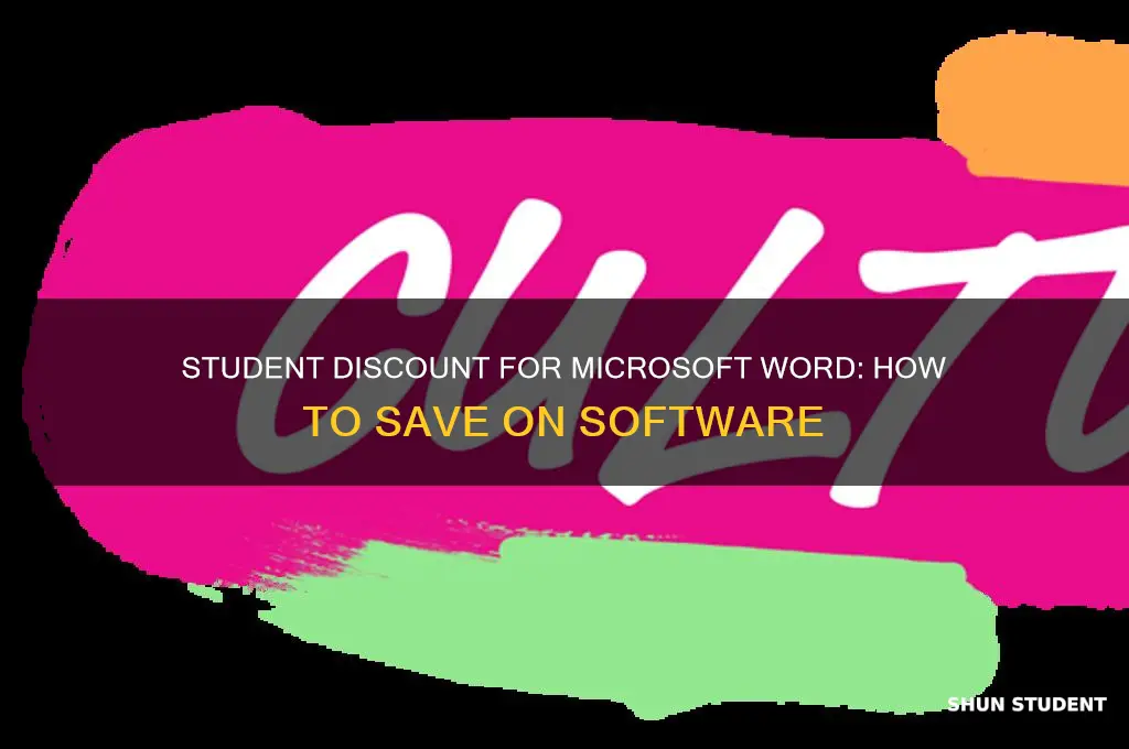 is there a student discount for word