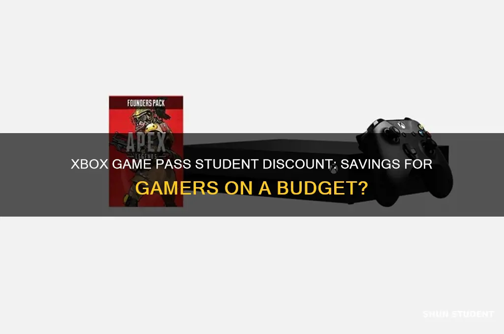 is there a student discount for xbox game pass