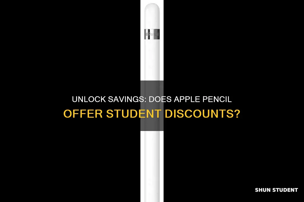 is there a student discount on apple pencil
