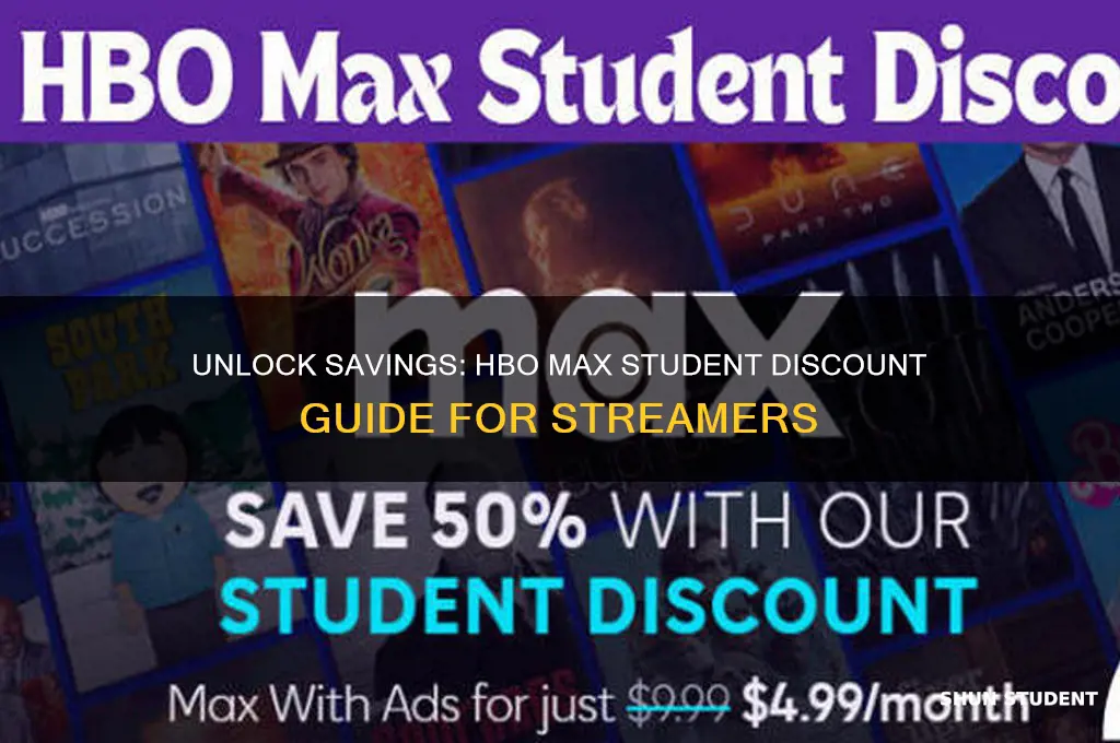 is there an hbo max student discount
