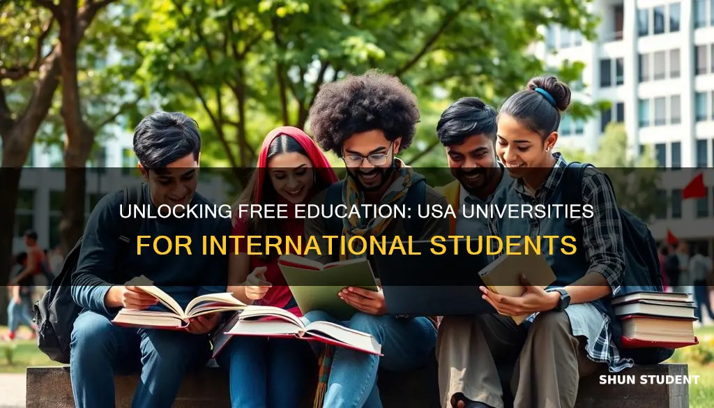 is there any free university in usa for international students